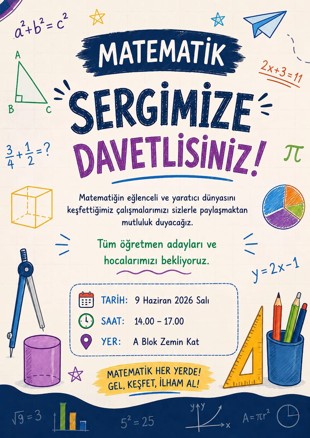 Tüm Öğretmen Adayları ve Hocalarımızı Bekliyoruz