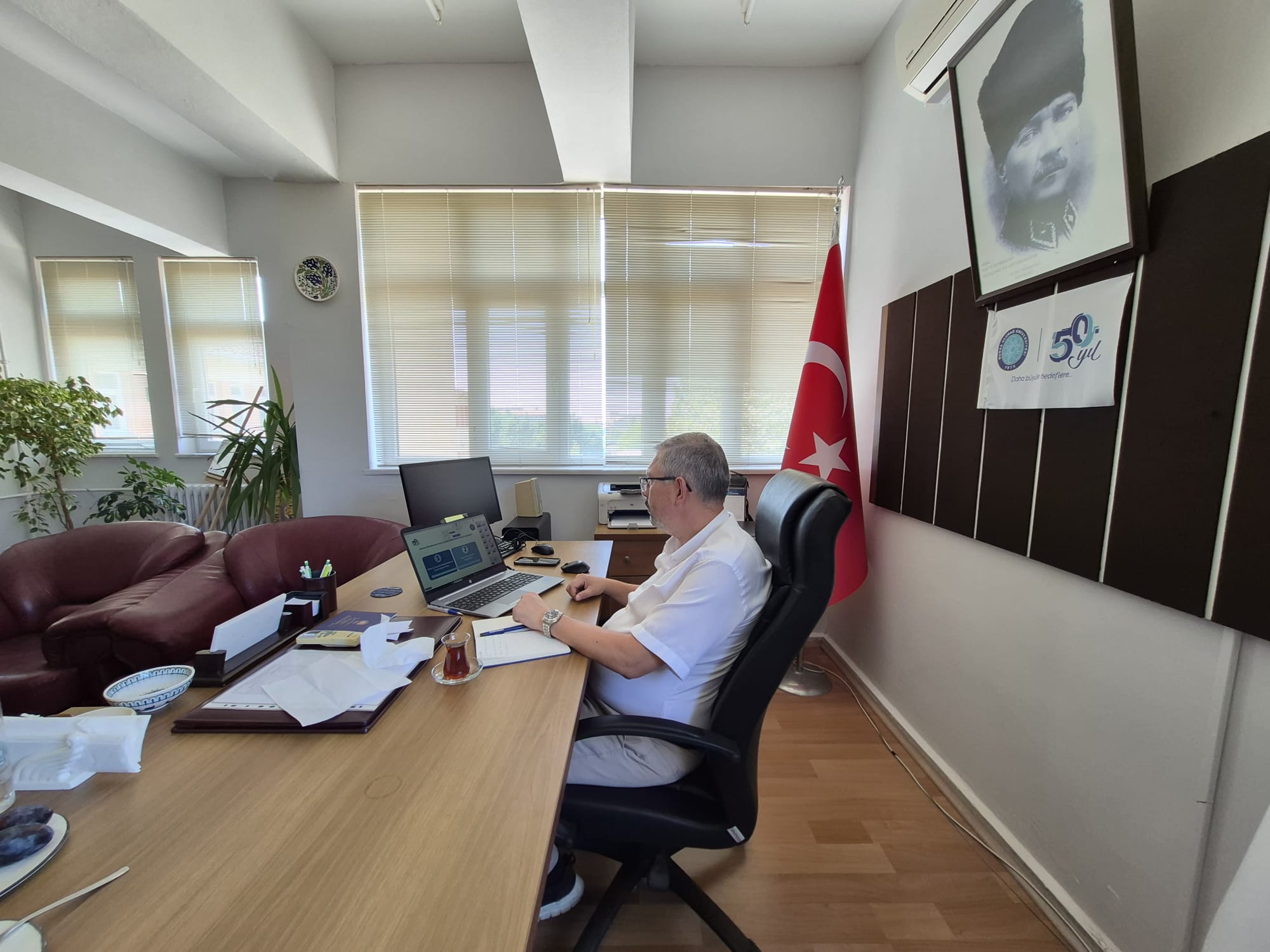 İZNİK MYO OLARAK BİRİM KAMU İÇ KONTROL STANDARTLARI UYUM EYLEM PLANI ÇALIŞMASINA KATILDIK
