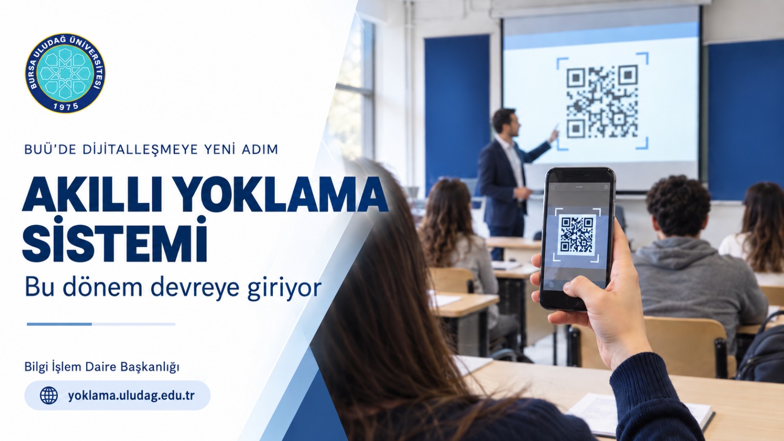 BUÜ’DE "AKILLI YOKLAMA SİSTEMİ" BAŞLIYOR.