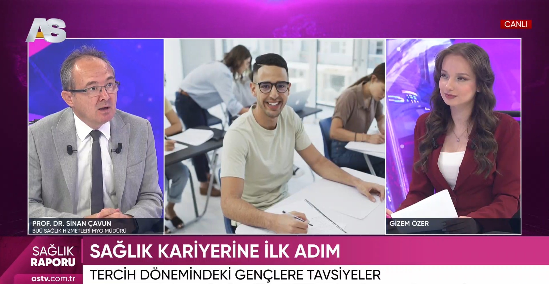 SAĞLIK HİZMETLERİ MESLEK YÜKSEKOKULUMUZ TV’DE TANITILDI