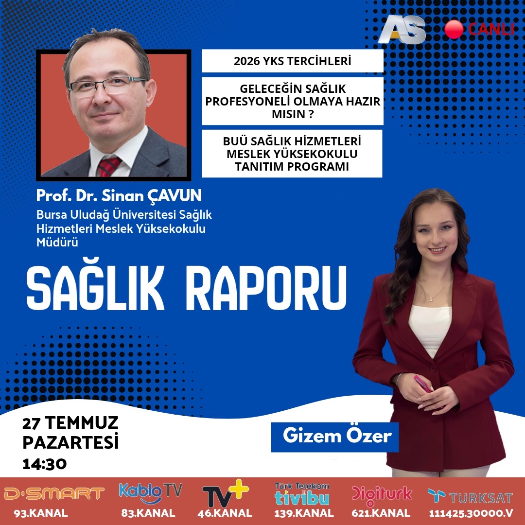 SAĞLIK HİZMETLERİ MESLEK YÜKSEKOKULUMUZ TV’DE TANITILDI