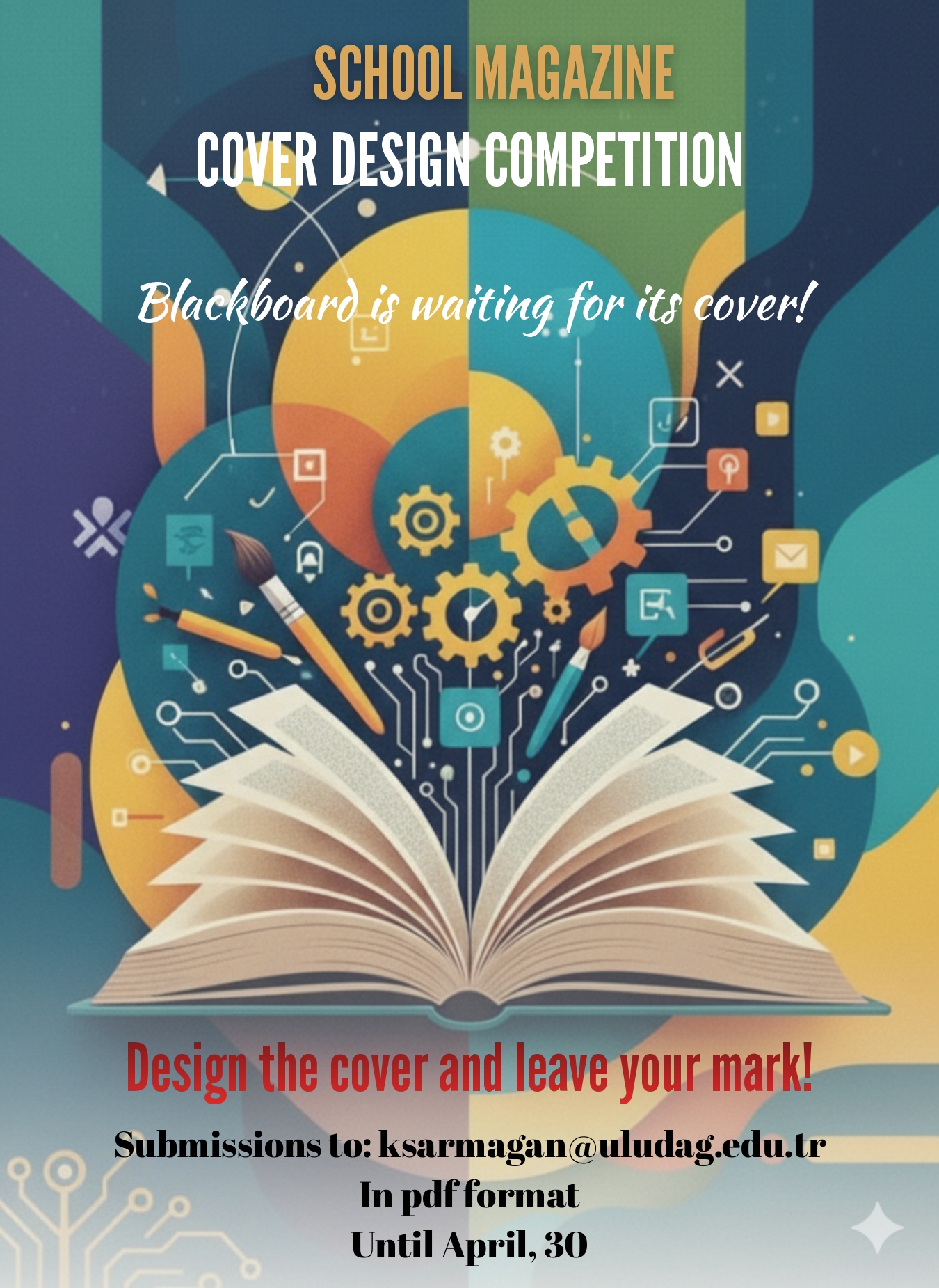 DESIGN THE COVER AND LEAVE YOUR MARK!