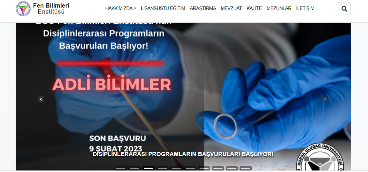  Disiplinlerarası Program Başvuruları  