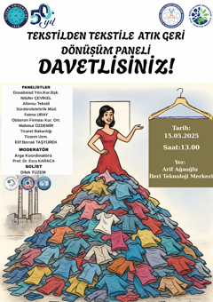 Tekstilden Tekstile Atık Geri Dönüşüm Paneli