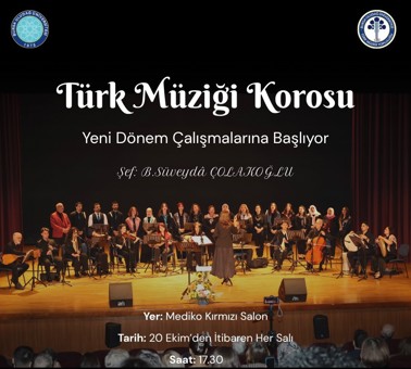 Üniversitemiz Türk Müziği Korosu " Yeni Dönem Çalışmalarına Başlıyor