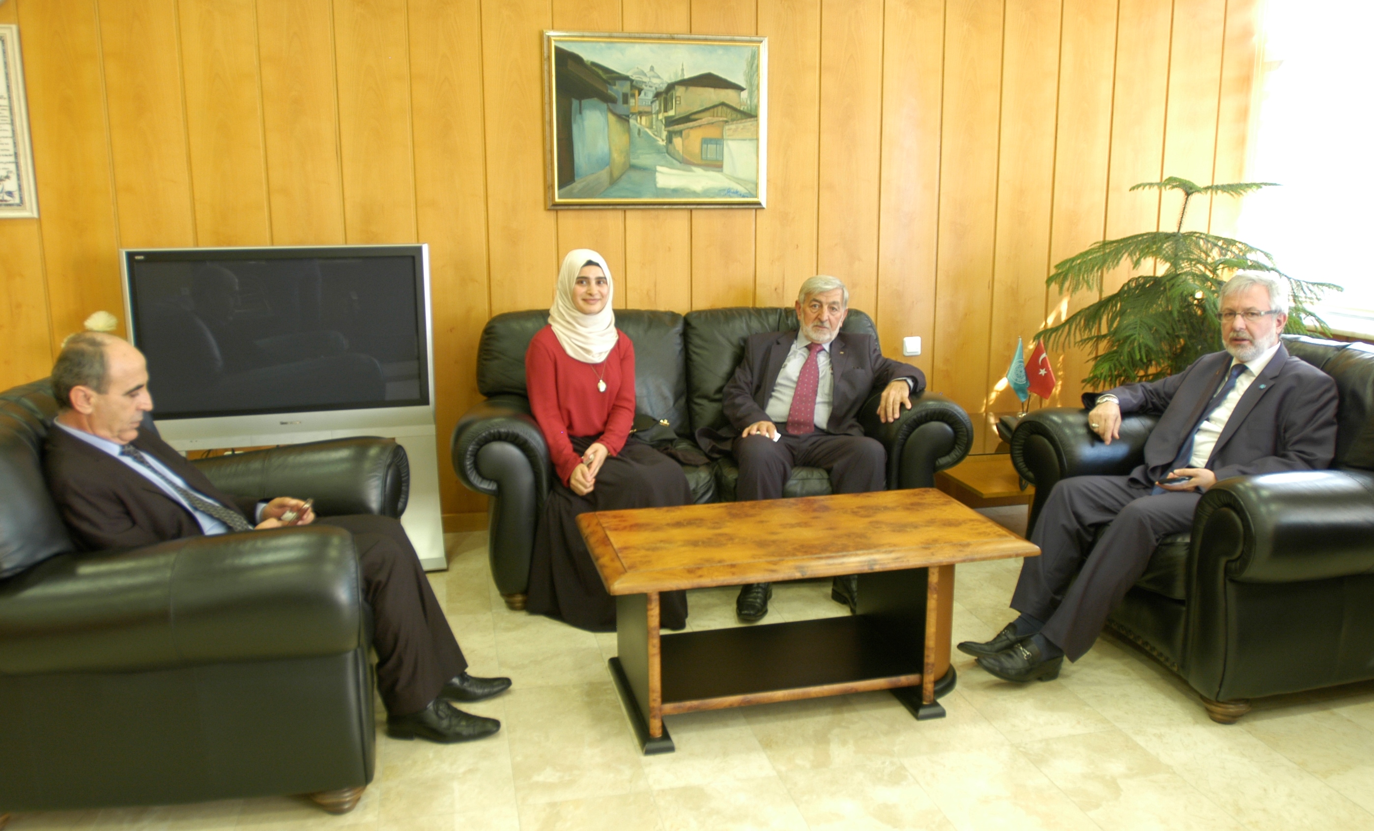 Filistinli Bakan’dan üniversiteye ziyaret