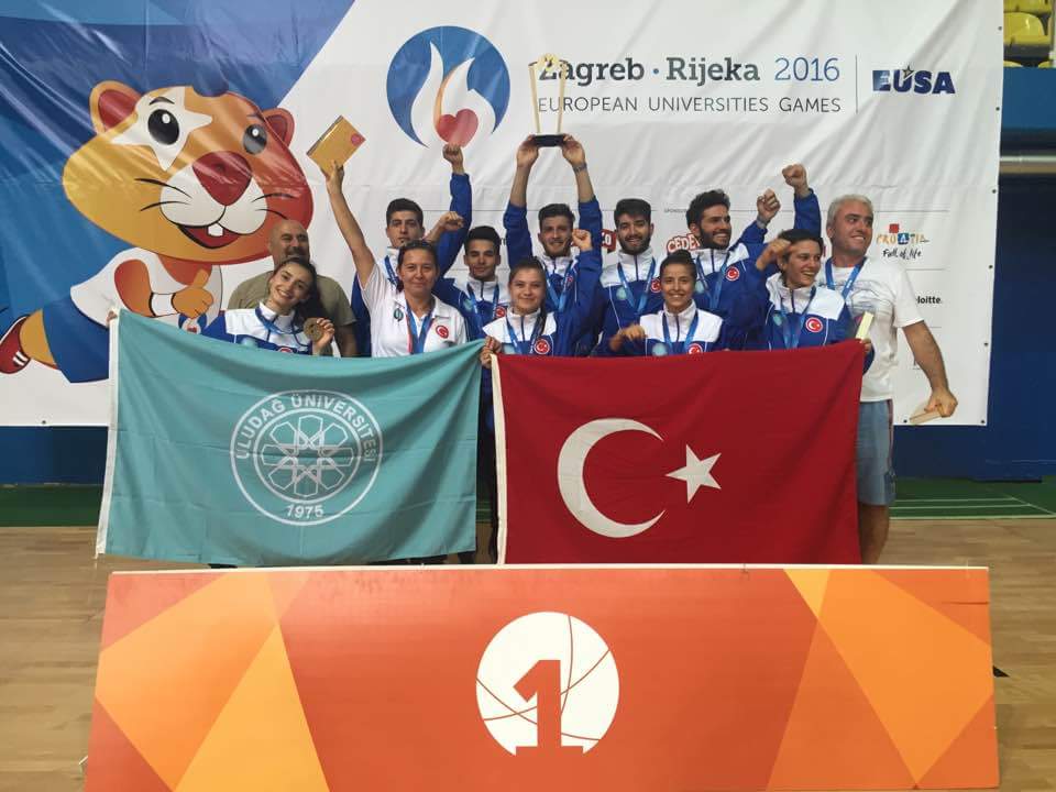 Avrupa’da Şampiyonluğun adı Uludağ Üniversitesi