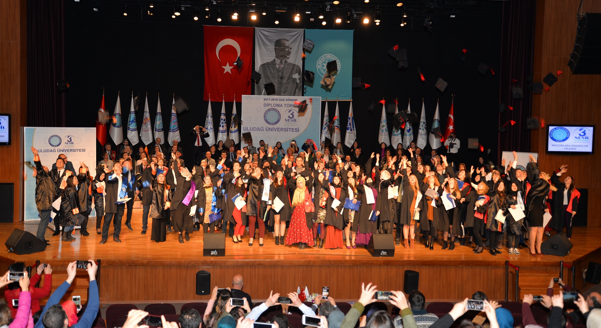 Uludağ Üniversitesi Güz Yarıyıl Diploma Törenleri başladı