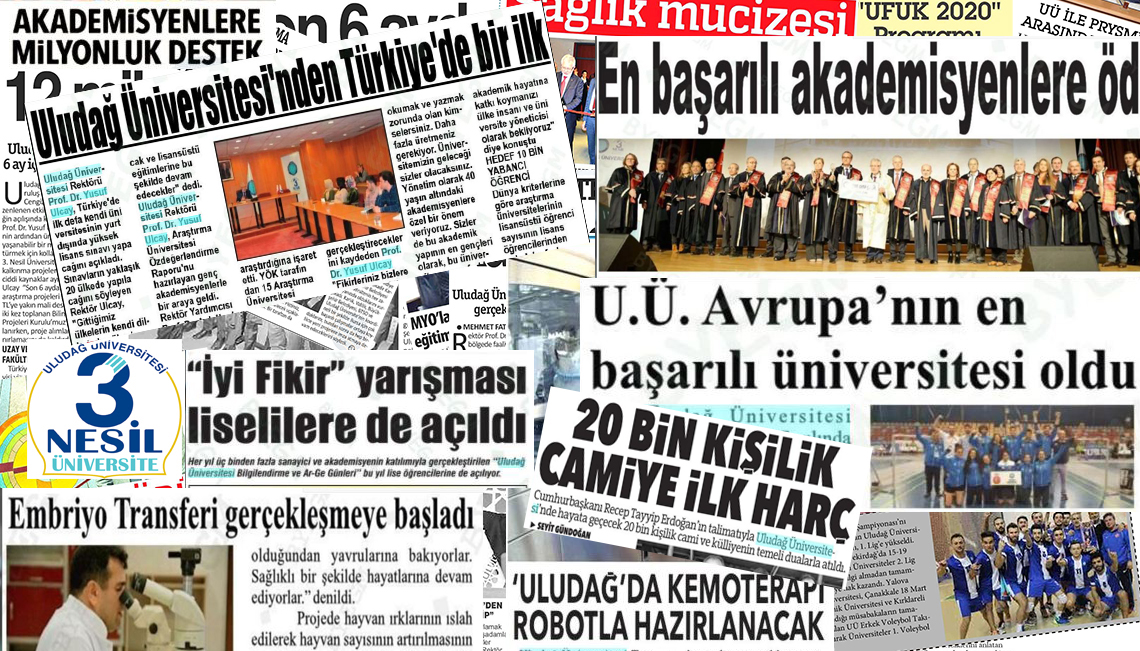 Uludağ Üniversitesi en medyatik 2. üniversite