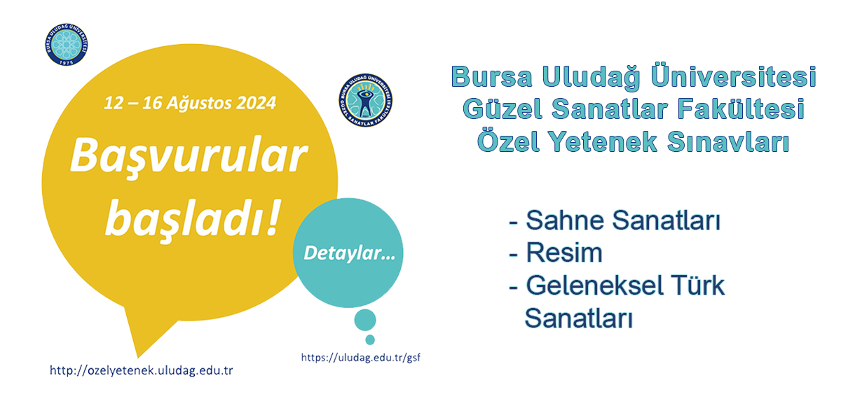 Güzel Sanatlar Fakültesi’nin yetenek sınavları için ön kayıtlar açıldı