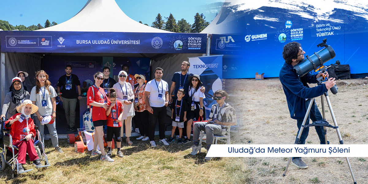 BUÜ, Meteor Yağmuru Şöleni’nde yerini aldı