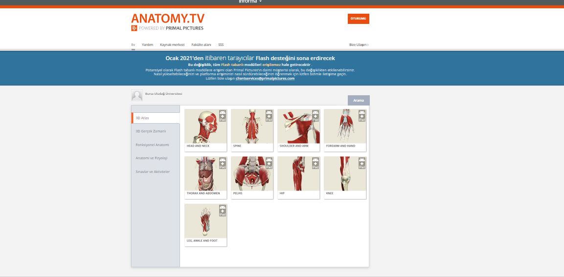  Primal Pictures 3D Anatomi Atlası  