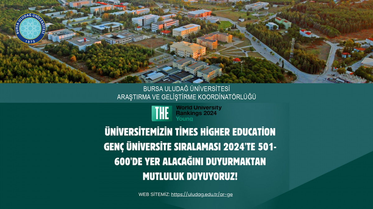  Üniversitemiz Times Higher Education (THE) Genç Üniversite Sıralamasında 2024'te de 501-600'de 