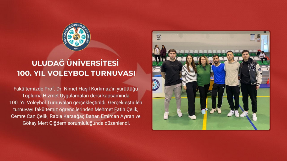 Uludağ Üniversitesi 100. Yıl Voleybol Turnuvası