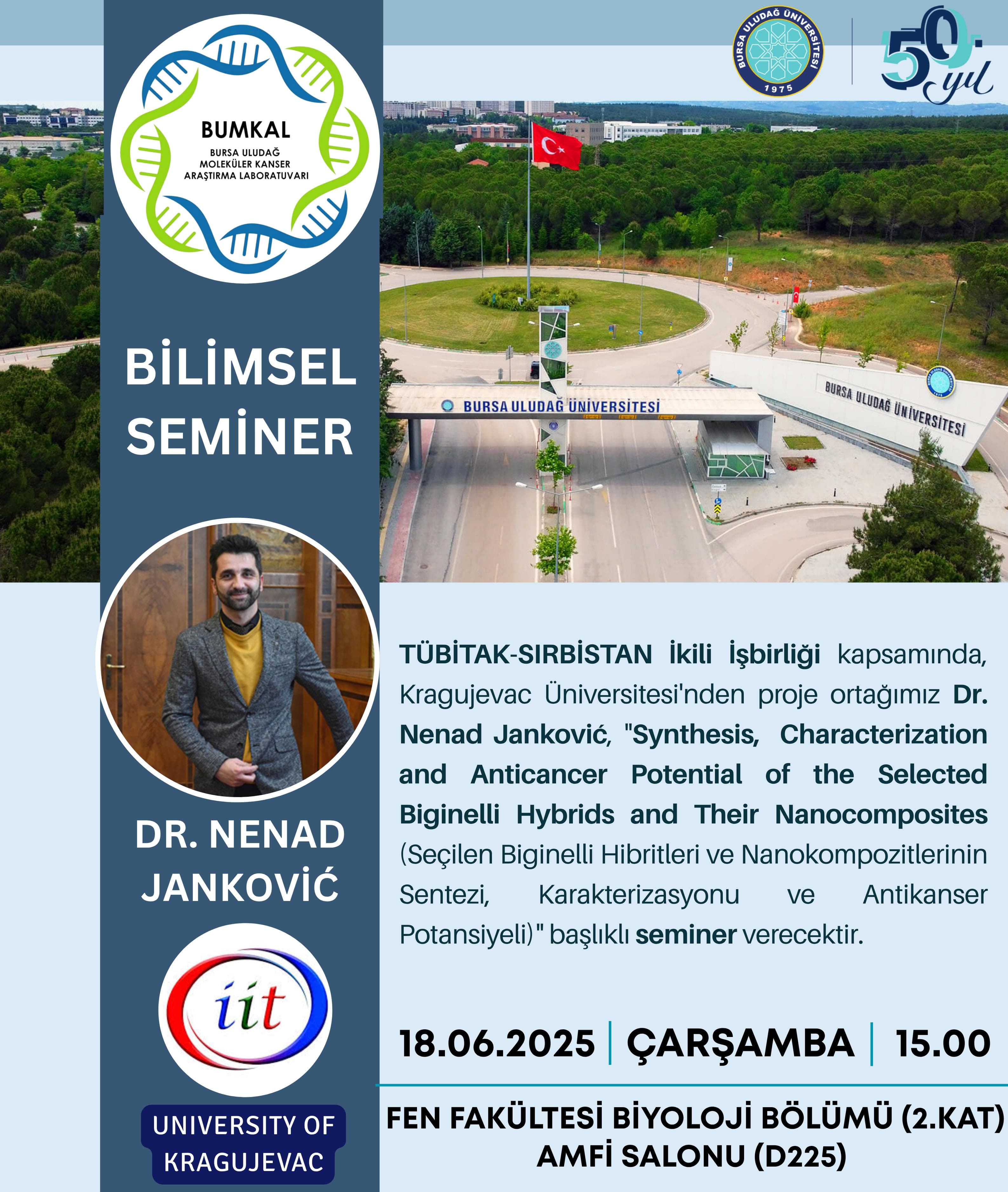 Seçilen Biginelli Hibritleri ve Nanokompozitlerin Sentezi, Karakterizasyonu ve Antikanser Potansiyeli