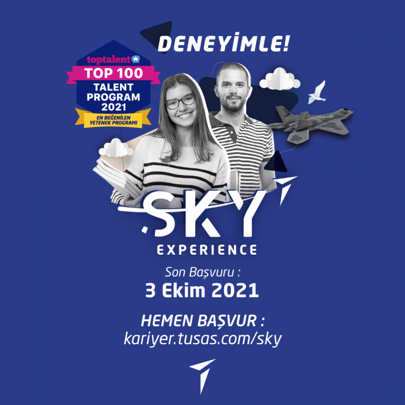  TUSAŞ Sky Experience Stajyer Mühendis Programı 