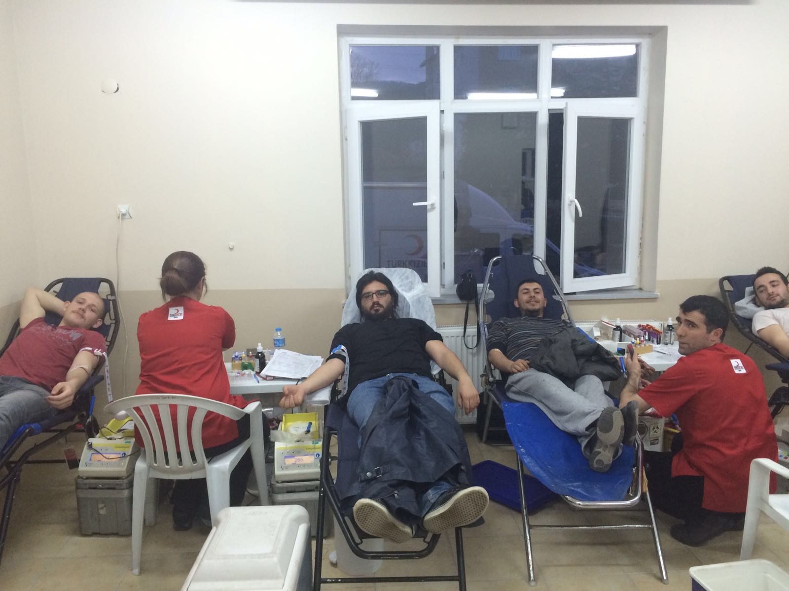 Our Vocational School donated blood in a total of 89 units to the Red Crescent with the students and staff.