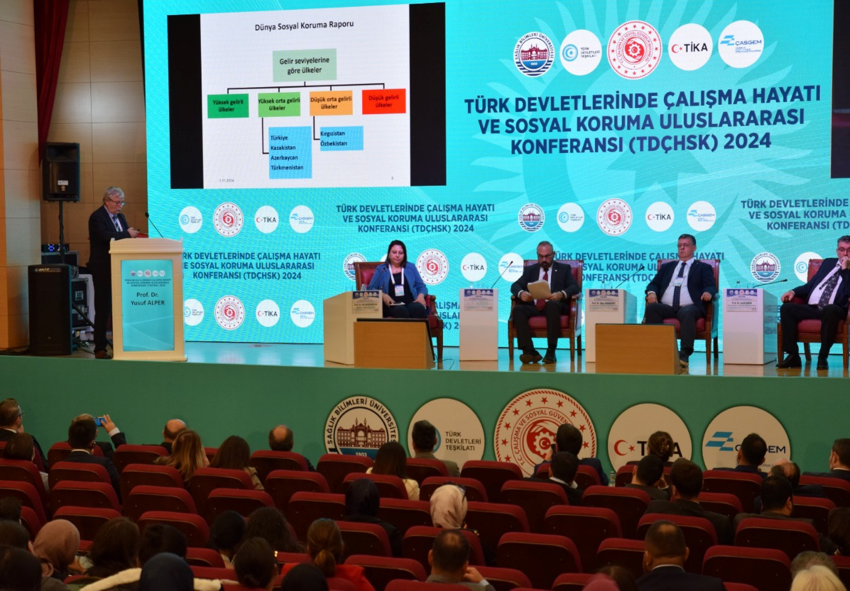 PROF. DR. YUSUF ALPER, TÜRK DEVLETLERİ TEŞKİLATI ÇALIŞMA HAYATI VE SOSYAL KORUMA KONFERANSINA KATILDI.