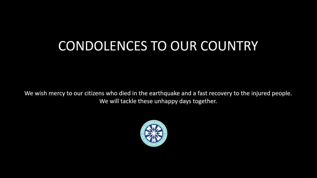 CONDOLENCES TO OUR COUNTRY