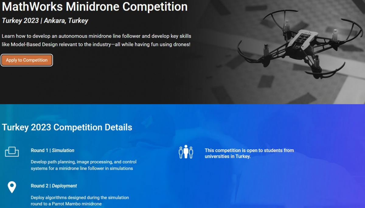  Mini Drone yarışması 