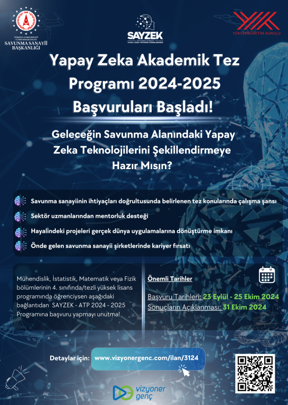 Yapay Zekâ Akademik Tez Programı (ATP)