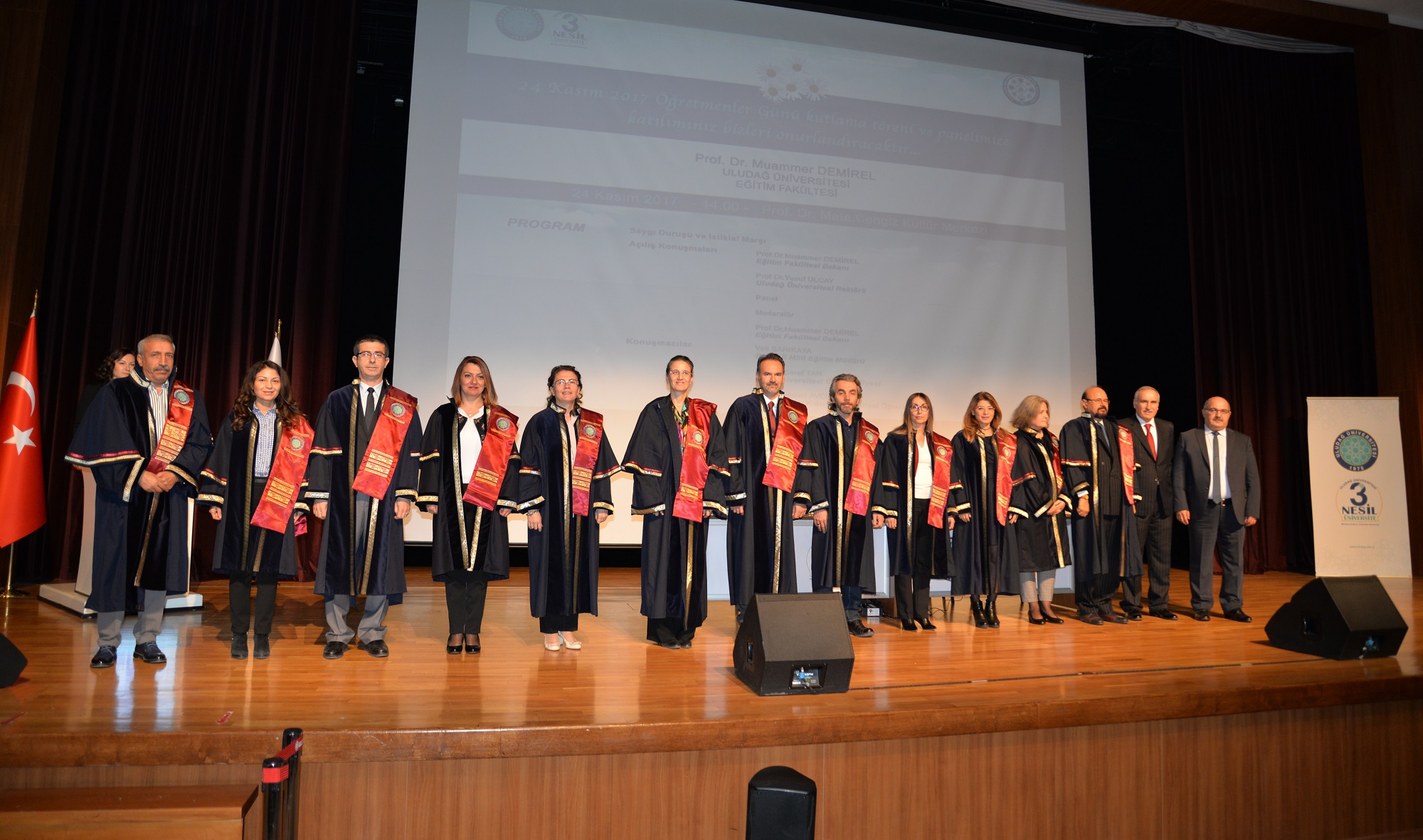  24 Kasım Öğretmenler Günü, Uludağ Üniversitesi’nde kutlandı. 
