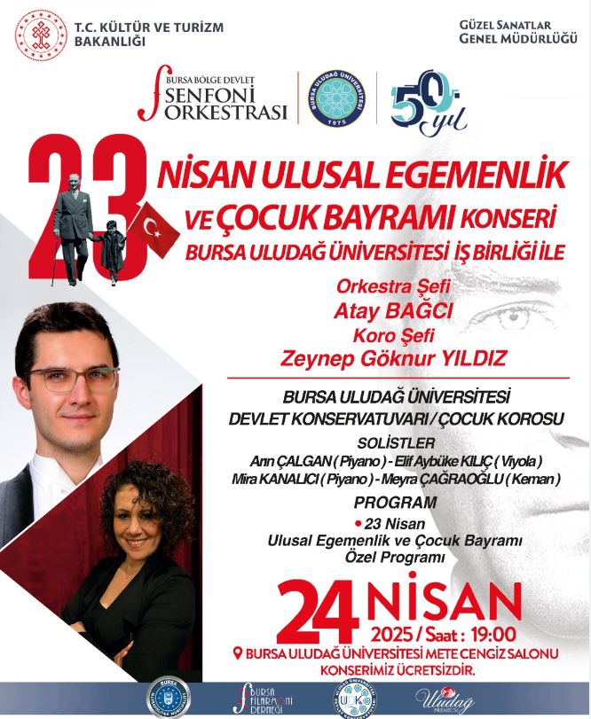 23 Nisan Ulusal Egemenlik ve Çocuk Bayramı Konseri