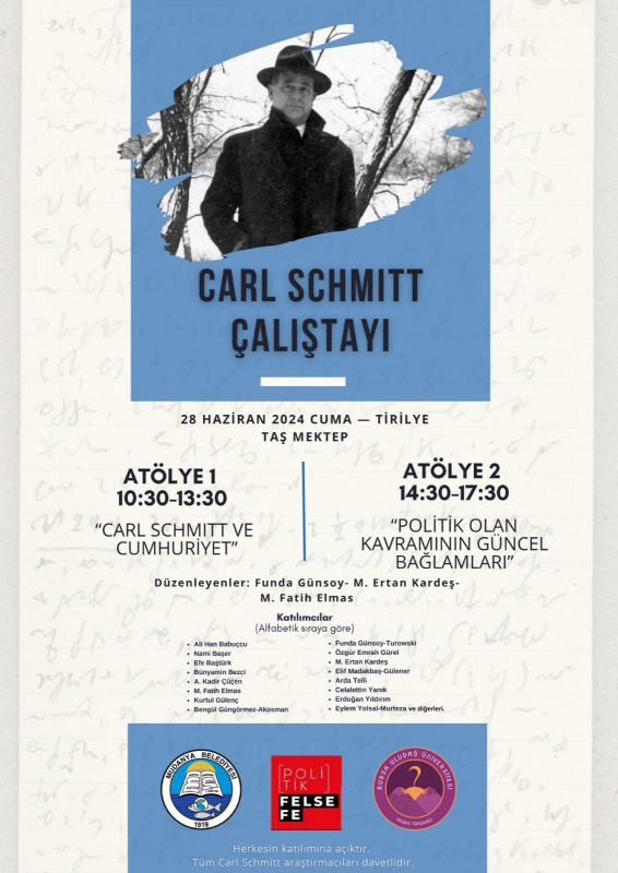  Carl Schmitt Çalıştayı 