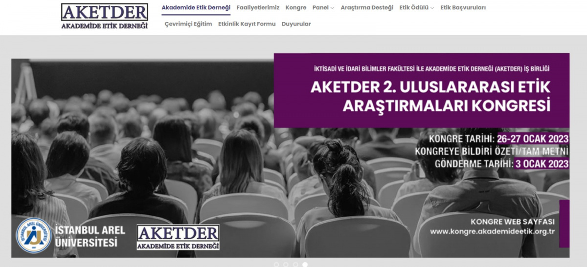  AKETDER 2.ULUSLARARASI ETİK ARAŞTIRMALARI KONGRESİ 