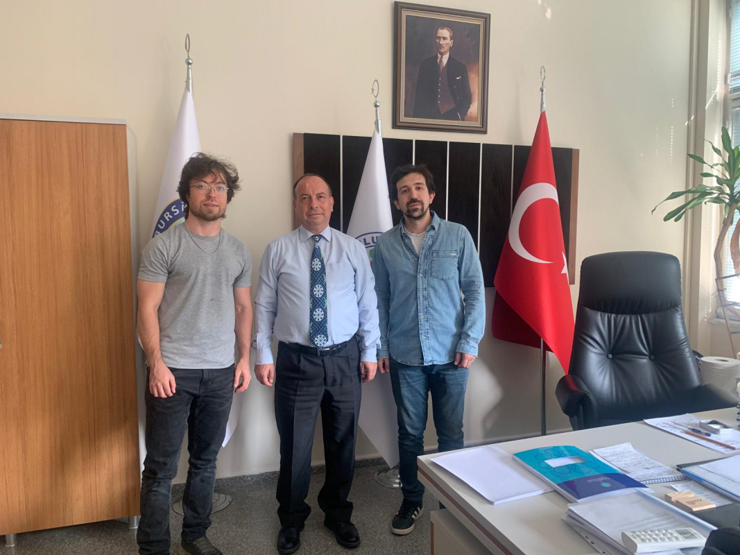 The visit of the Director of the Cybernetic R&D Center to our Director, Prof. Dr. Ali KARA.