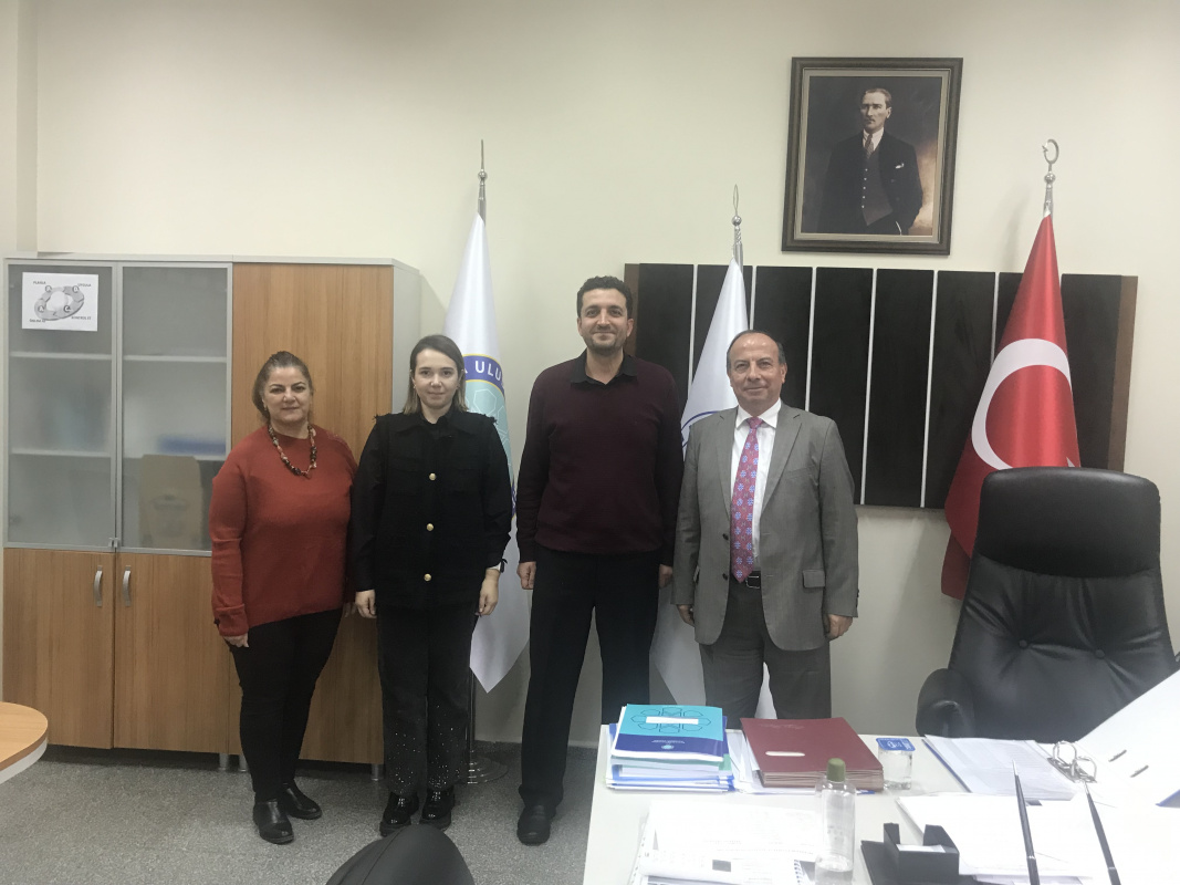  The meeting of our Institute Management with Prof. Dr. Emrullah Yaşar, the Vice Chair of the Department of Mathematics. 