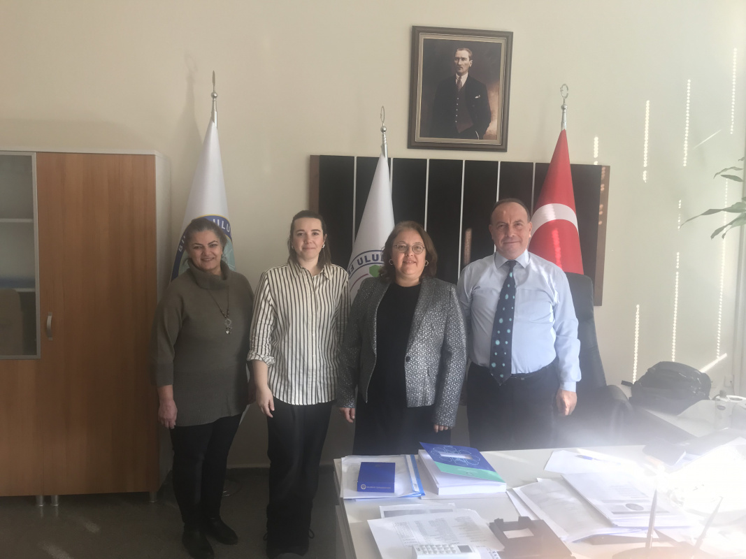  The meeting of our institute's management with the Head of the Department of Forensic Sciences, Prof. Dr. Belgin İzgi. 