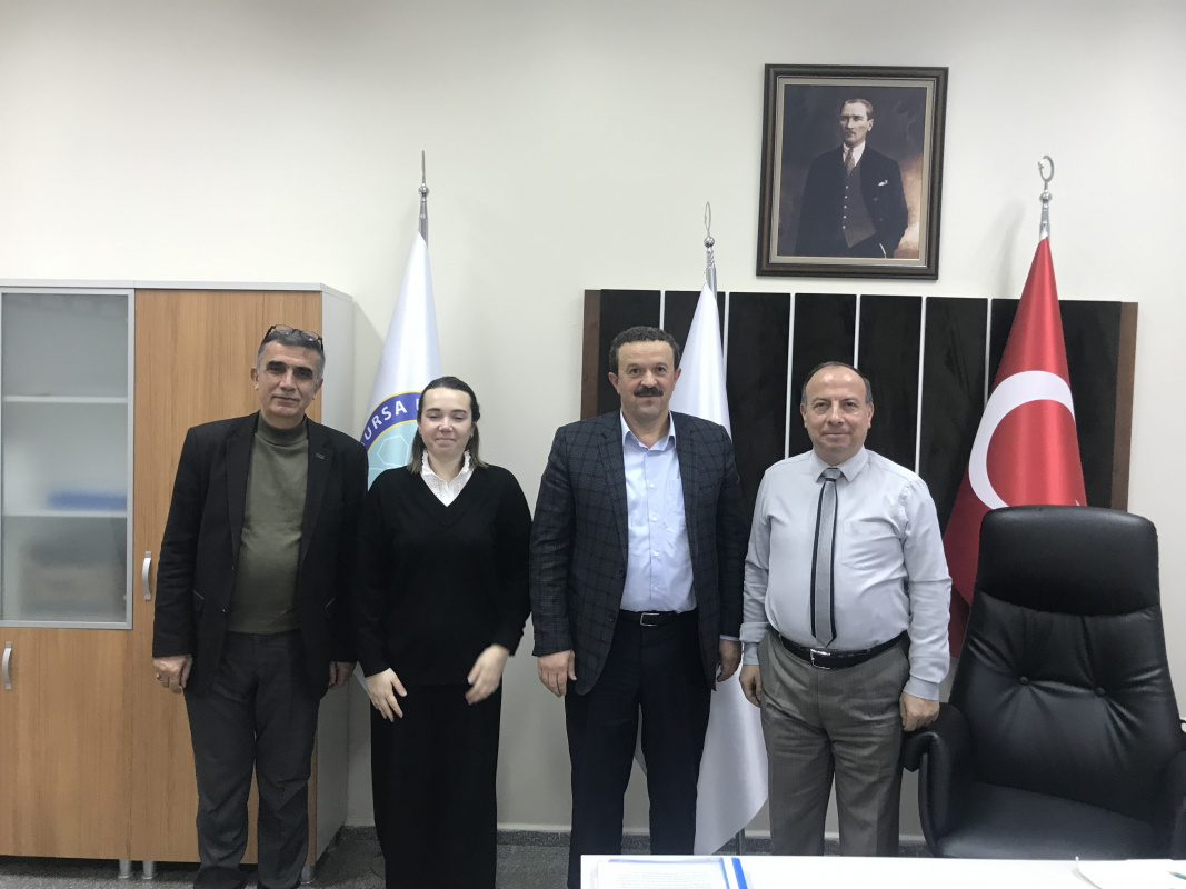  A meeting was held between our Institute Management and Prof. Dr. Adem Doğangün, the Head of the Department of Civil Engineering. 