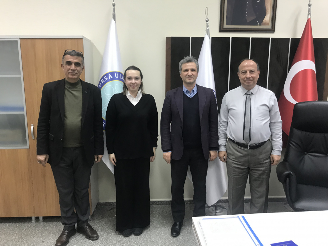  A meeting was held between our Institute Management and Prof. Dr. Hakan Aydın, the Vice Chair of the Department of Mechanical Engineering. 