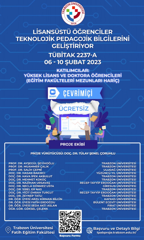  LİSANSÜSTÜ ÖĞRENCİLER TEKNOLOJİK PEDAGOJİK BİLGİLERİNİ GELİŞTİRİYOR 