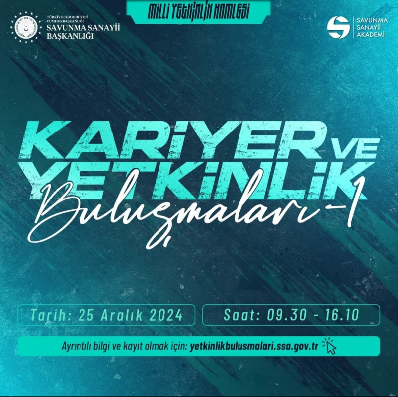 Kariyer ve Yetkinlik Buluşmaları-1 Başlıyor! 