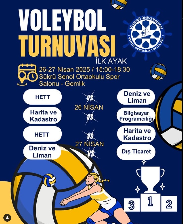 VOLEYBOL TURNUVASI BAŞLIYOR