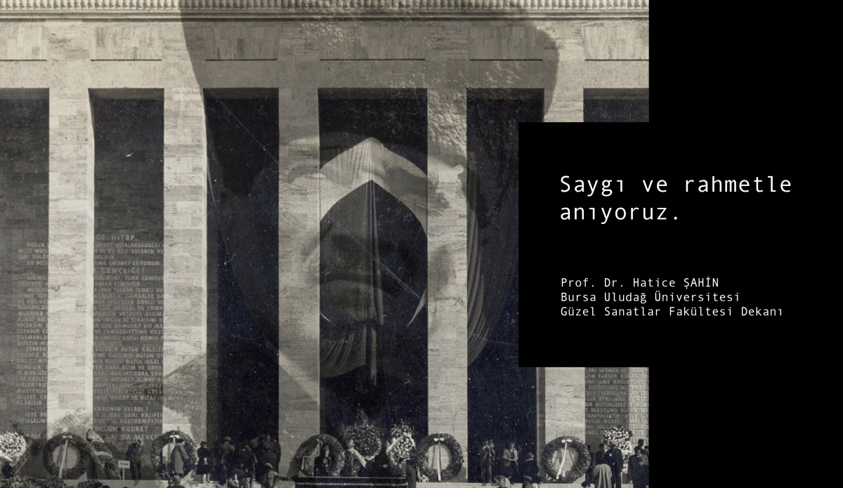 Sn. Dekanımız Prof. Dr. Hatice ŞAHİN'İN 10 Kasım Atatürk'ü Anma Günü Mesajı