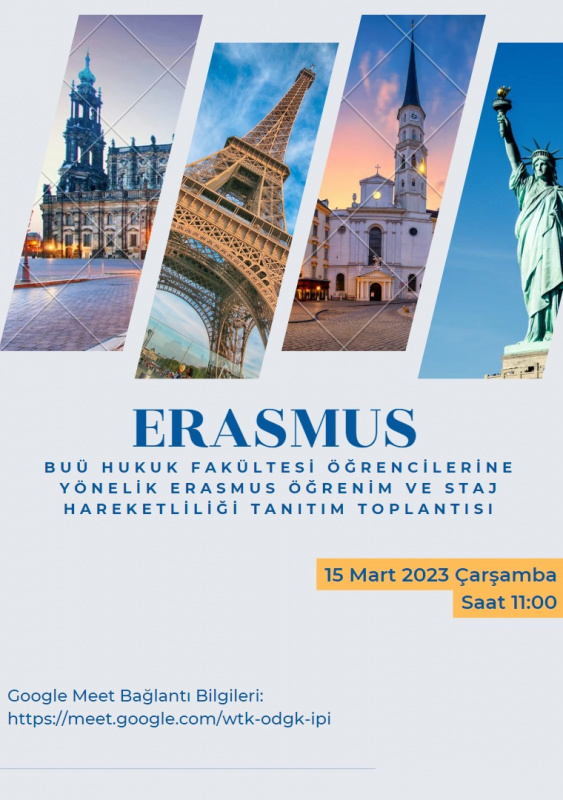  Erasmus Tanıtım Toplantısı 