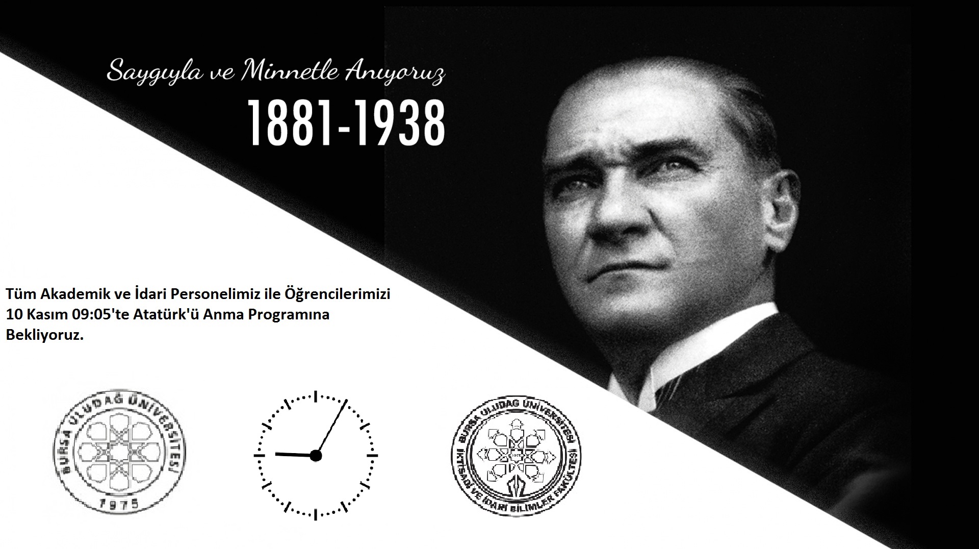  10 Kasım Atatürk'ü Anma Programı 