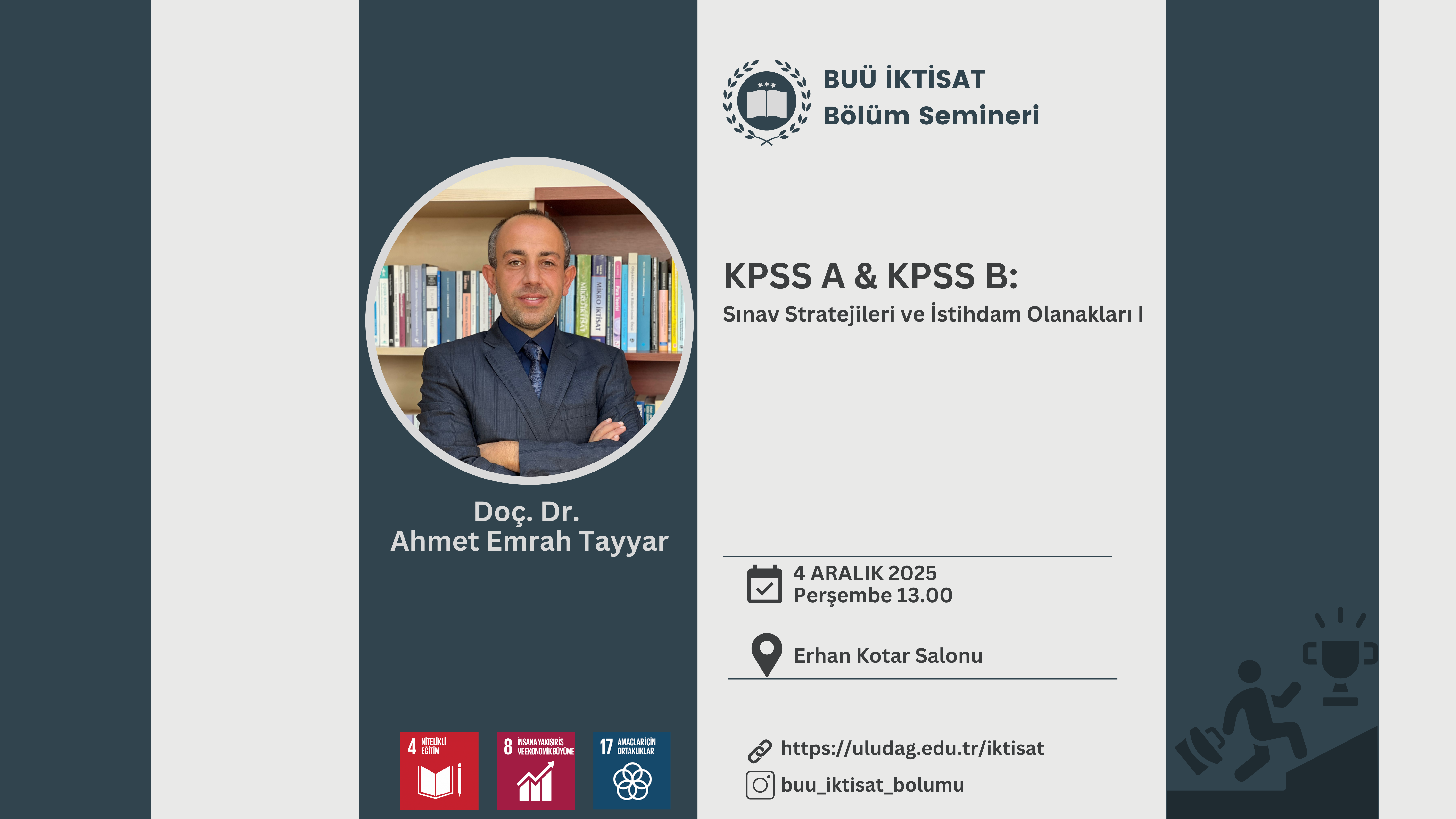 Sınav Stratejileri ve İstihdam Olanakları I