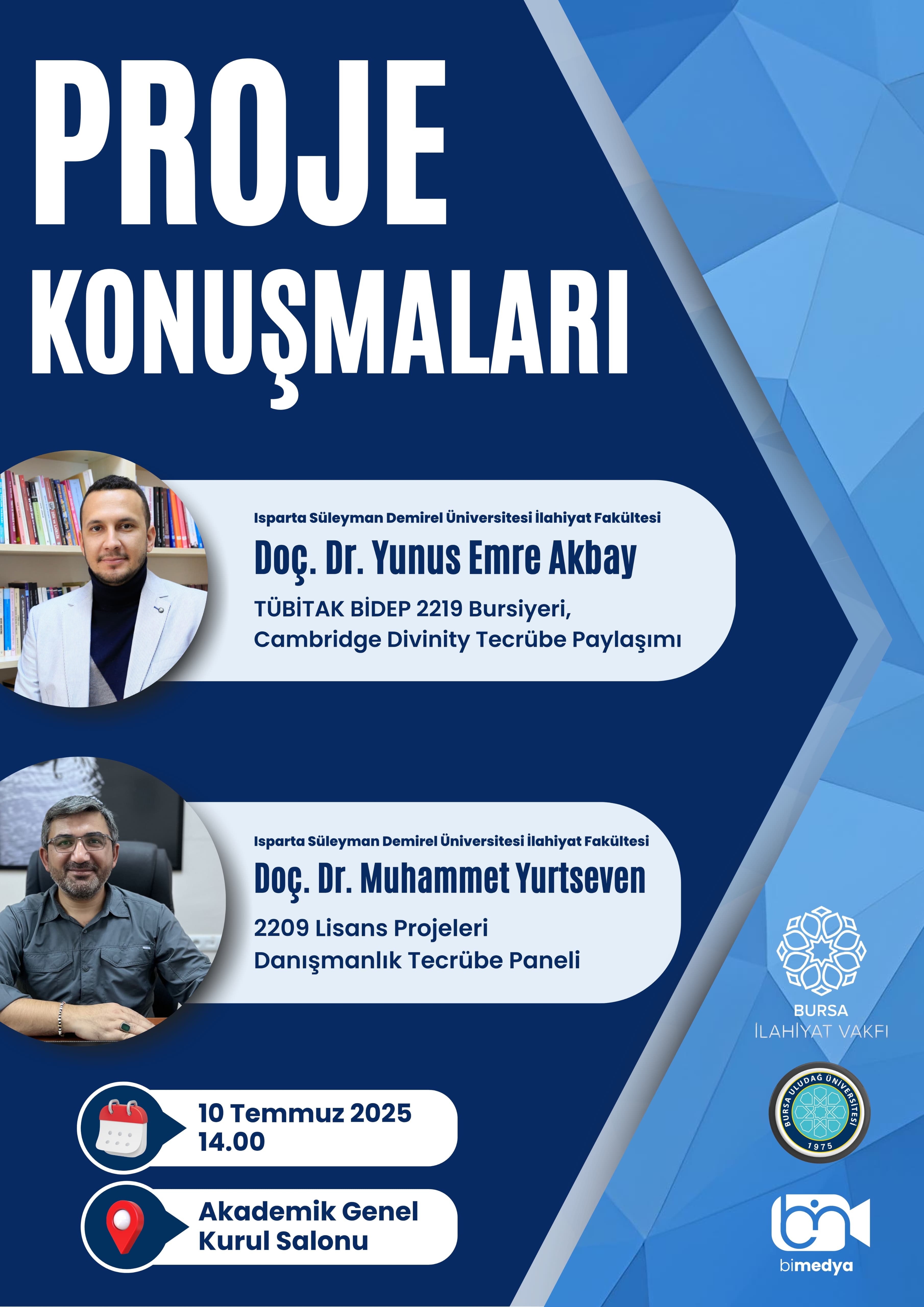 TÜBİTAK BİDEP 2219, 2209 Lisans Projeleri Danışmanlık Tecrübe Paneli