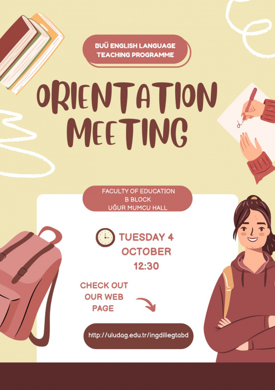  The Orientation Meeting for New Students 