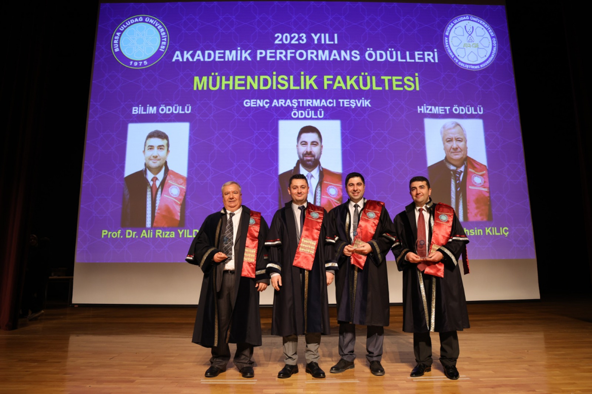 AKADEMİK PERFORMANS ÖDÜL TÖRENİNE MAKİNA MÜHENDİSLİĞİ BÖLÜMÜ DAMGA VURDU…