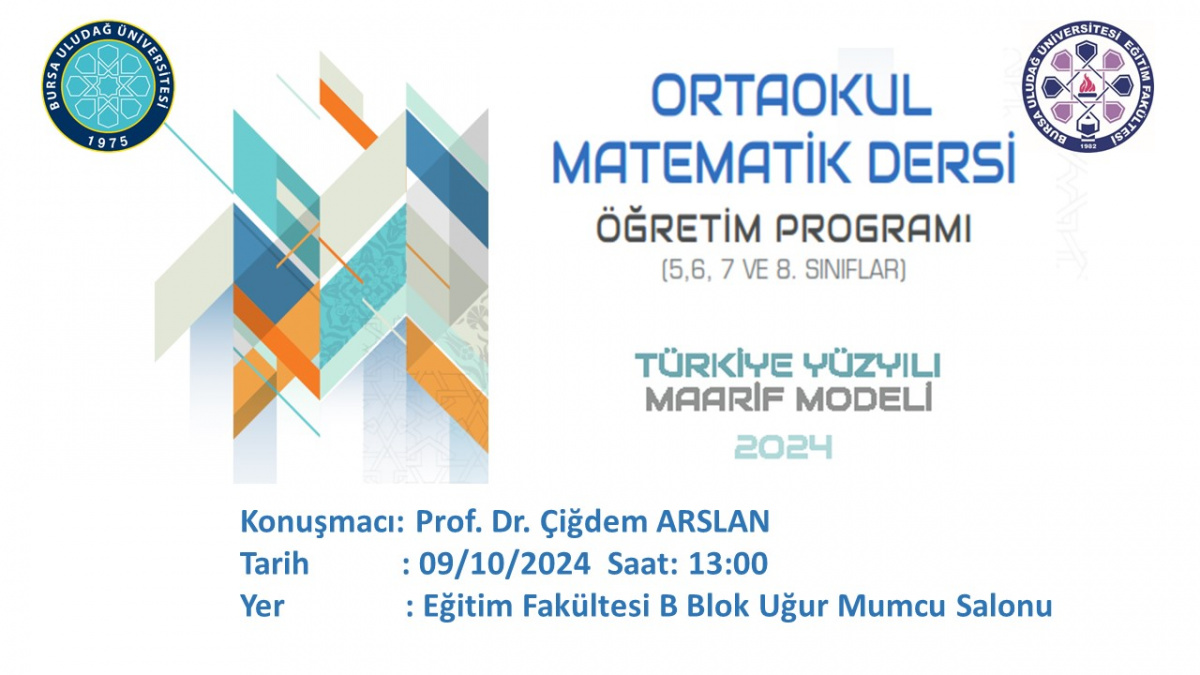 ORTAOKUL MATEMATİK DERSİ ÖĞRETİM PROGRAMI-MAARİF MODELİ SUNUMU