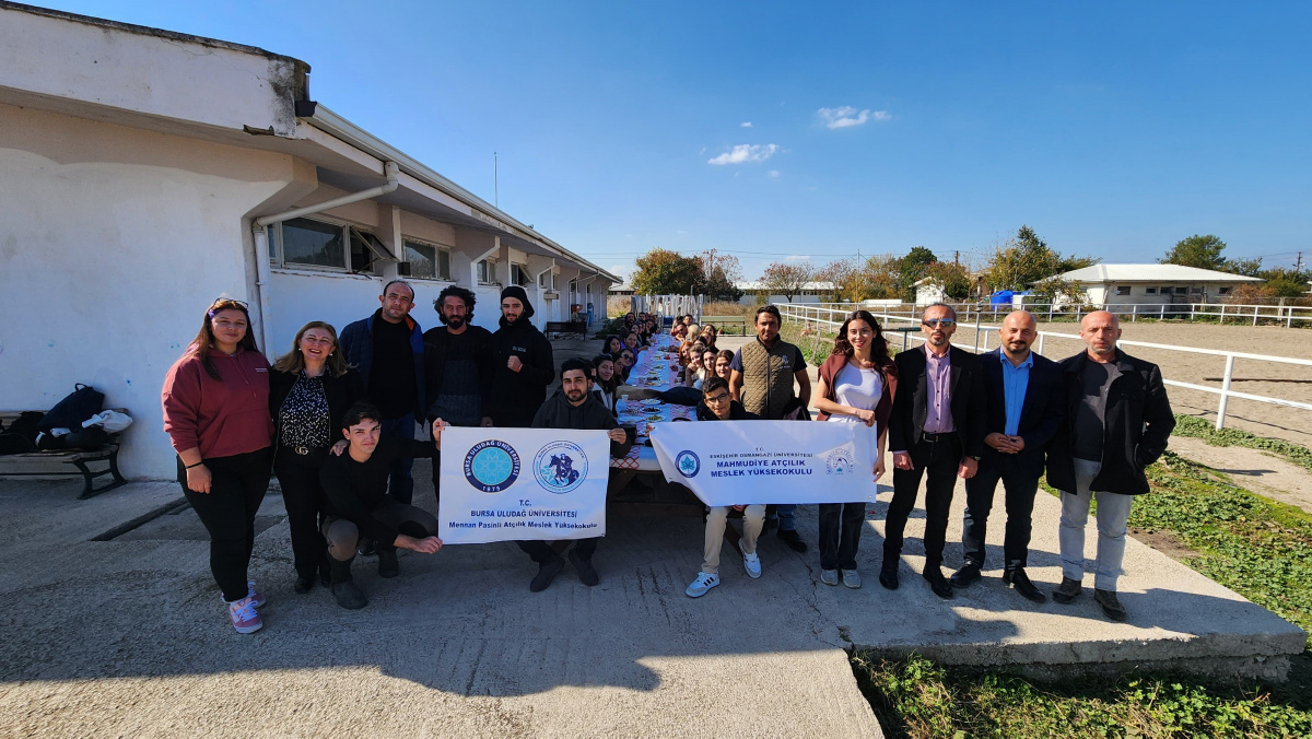 Eskişehir Osmangazi University Mahmudiye Horsemanship Vocational School visited our vocational school with a technical tour they organized. 