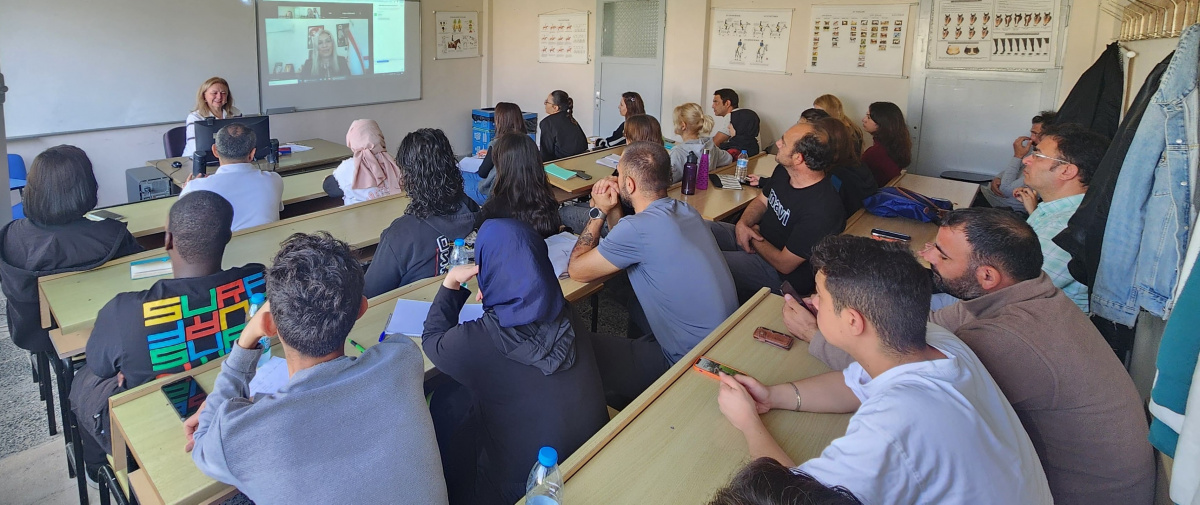 GUEST OF OUR OPENING COURSE AS PART OF OUR CAREER DAYS ACTIVITIES: Prof. Dr. Canan HECER, Rector of Cyprus West University