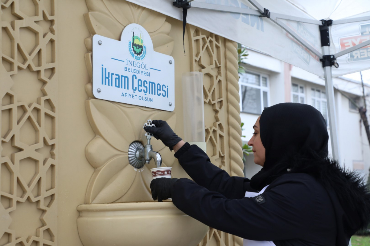 İnegöl MYO Öğrencilerine Sabah Çorbası İnegöl Belediyesi'nden