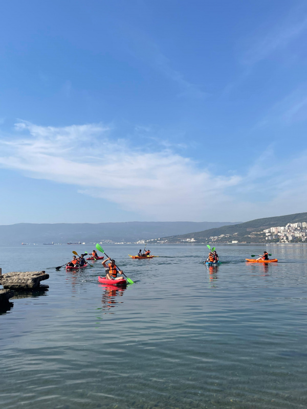  Gemlik Asım Kocabıyık MYO Denizci Öğrencilerimiz Kano Kullanma Eğitimine Başladı 