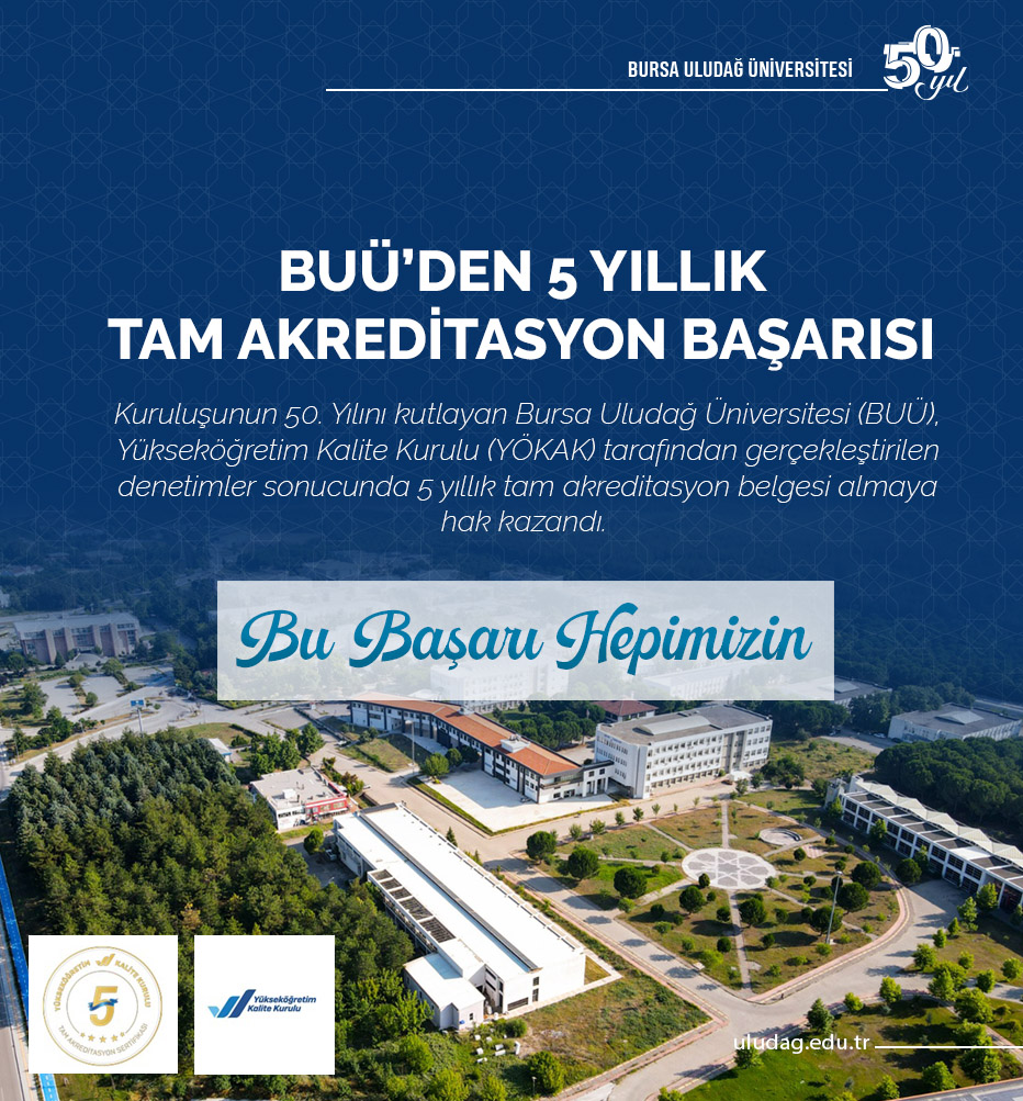 BUÜ DEB 5 YILLIK TAM AKREDİASYIN BAŞARISI! ?? 